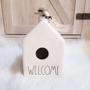 NWT Rae Dunn WELCOME Birdhouse